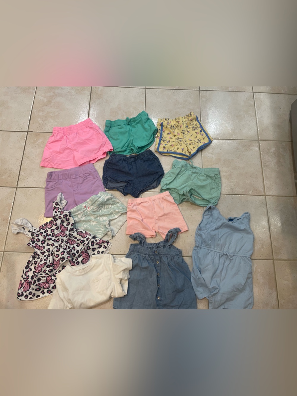 GAP Girls Mix & Match Shorts and Rompers - Pink, Green, Blue, Yellow, Lavender